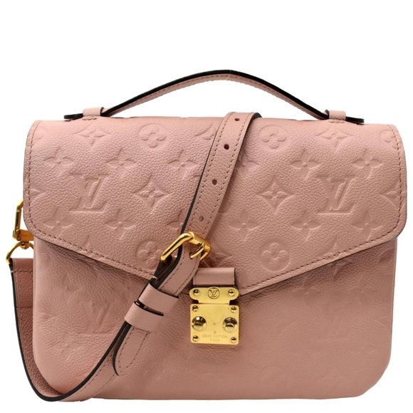 Louis Vuitton Handbags - LOUIS VUITTON  Metis Pochette Empreinte Leather Crossbody Bag Pink